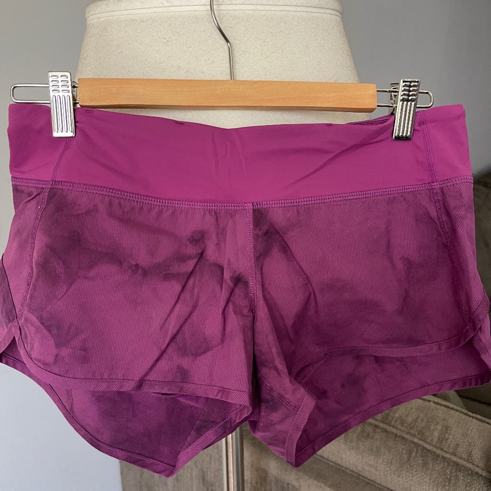 lululemon athletica Purple Speed Short 2.5 in